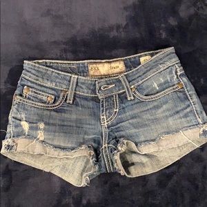 Denim shorts